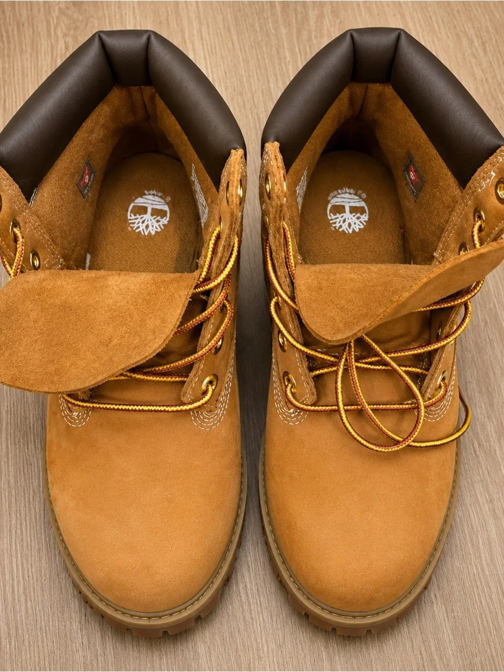 Timberland Premium 6 in Waterproof Boot Wheat Nubuck Unisex Kids US 6